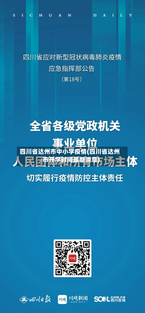四川省达州市中小学疫情(四川省达州市开学时间最新消息)-第1张图片