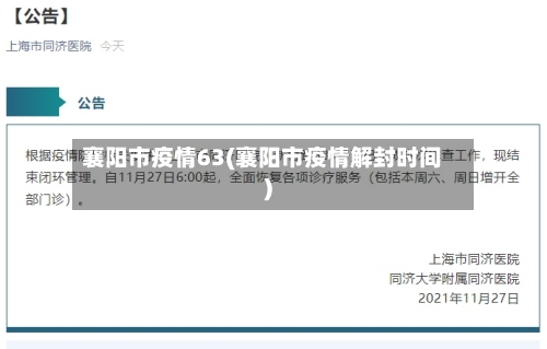 襄阳市疫情63(襄阳市疫情解封时间)-第1张图片