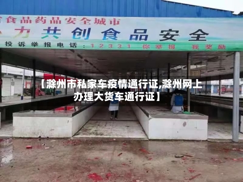 【滁州市私家车疫情通行证,滁州网上办理大货车通行证】-第3张图片