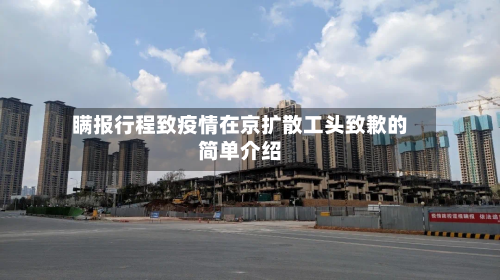 瞒报行程致疫情在京扩散工头致歉的简单介绍-第1张图片