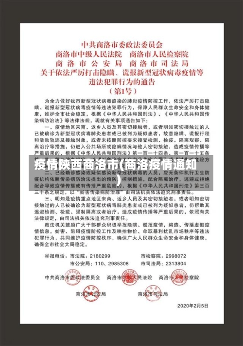 疫情陕西商洛市(商洛疫情通知)-第1张图片