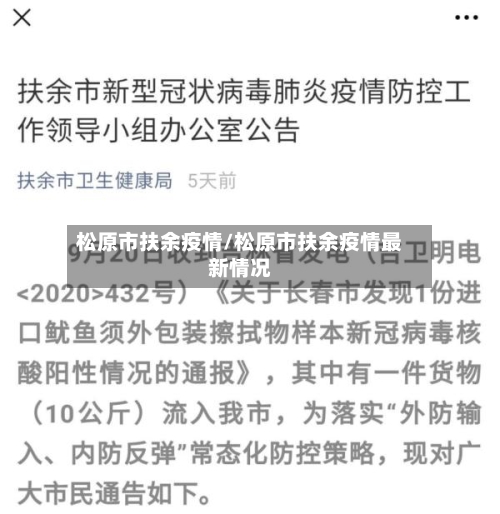 松原市扶余疫情/松原市扶余疫情最新情况-第1张图片