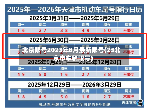 北京限号2023年8月最新限号(23北京市车辆限号)-第1张图片