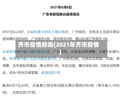 齐市疫情新闻(2021年齐市疫情)-第2张图片