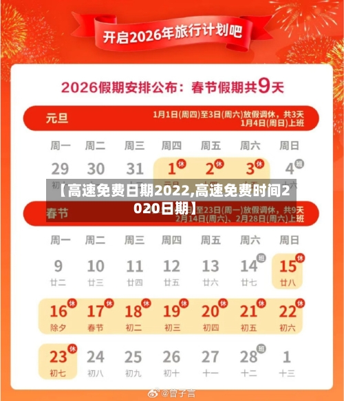 【高速免费日期2022,高速免费时间2020日期】-第1张图片