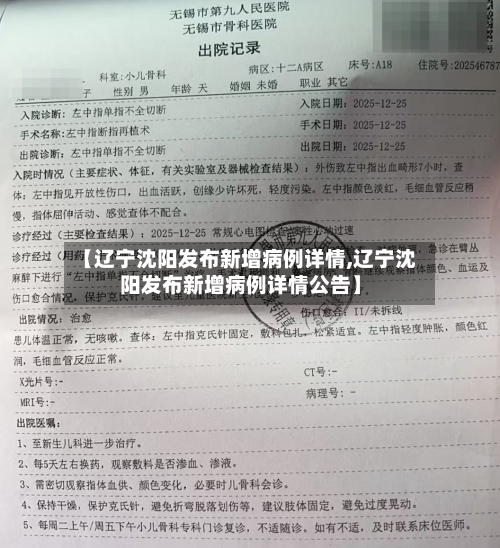 【辽宁沈阳发布新增病例详情,辽宁沈阳发布新增病例详情公告】-第3张图片