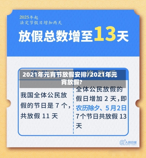 2021年元宵节放假安排/2021年元宵放假?-第1张图片