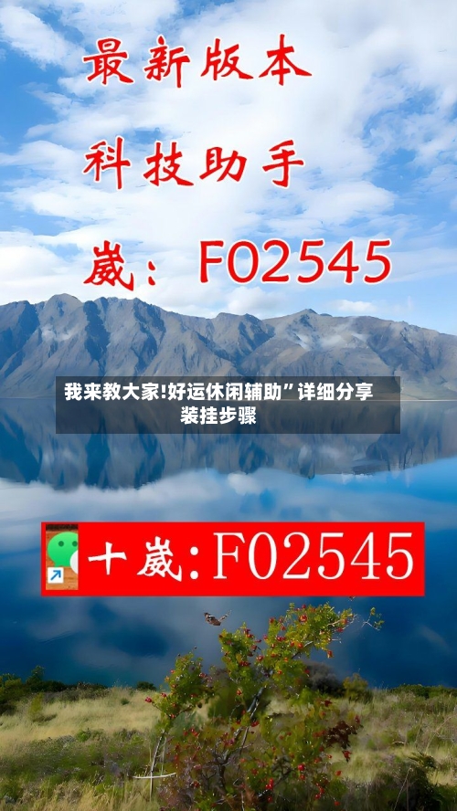 我来教大家!好运休闲辅助”详细分享装挂步骤-第2张图片