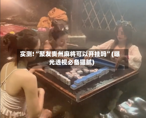 实测!“聚友贵州麻将可以开挂吗”(曝光透视必备猫腻)-第1张图片