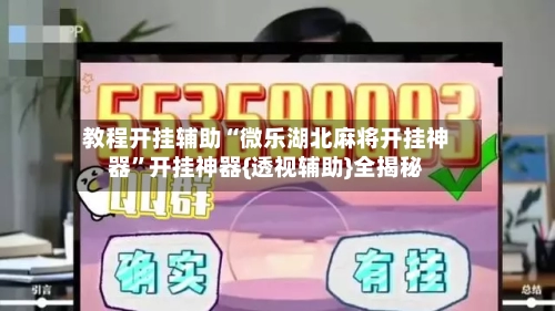 教程开挂辅助“微乐湖北麻将开挂神器”开挂神器{透视辅助}全揭秘-第1张图片