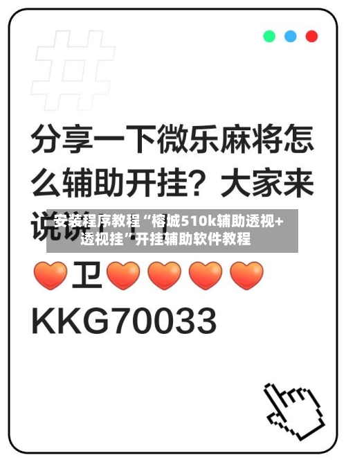 安装程序教程“榕城510k辅助透视+透视挂”开挂辅助软件教程-第1张图片