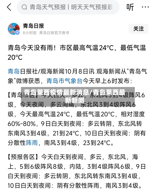 青岛莱西疫情最新消息/青岛莱西最新新闻-第2张图片