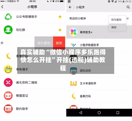 真实辅助“微信小程序多乐跑得快怎么开挂”开挂(透视)辅助教程-第3张图片