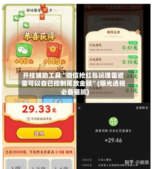 开挂辅助工具“微信抢红包玩埋雷避雷可以自已控制尾数金额”(曝光透视必备猫腻)-第1张图片