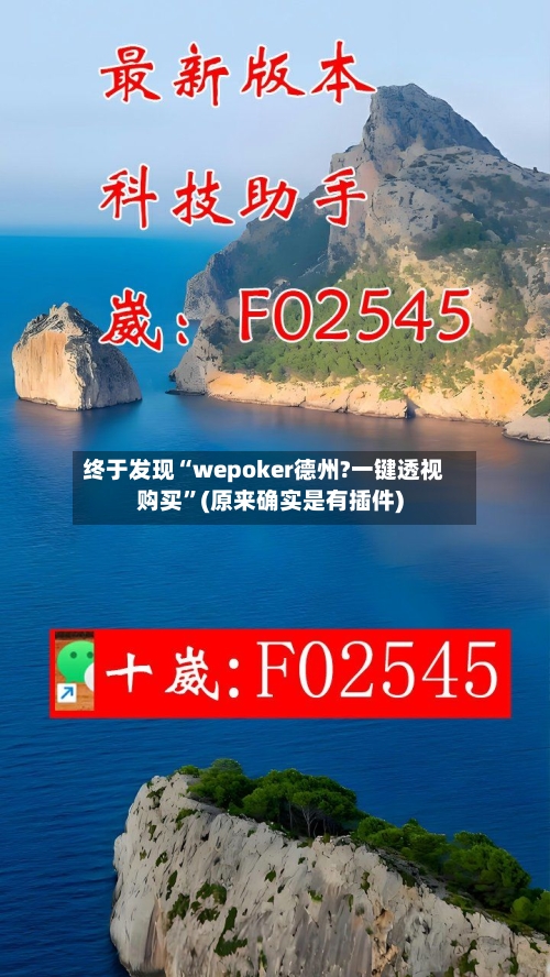 终于发现“wepoker德州?一键透视购买	”(原来确实是有插件)-第2张图片