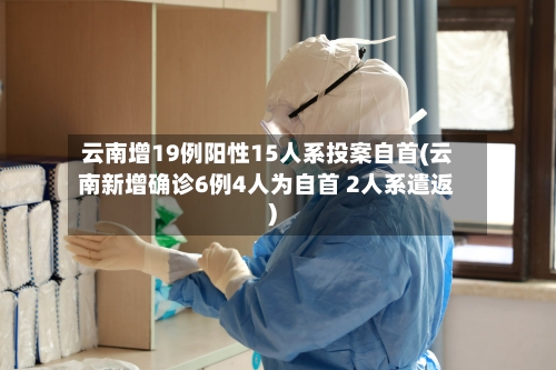 云南增19例阳性15人系投案自首(云南新增确诊6例4人为自首 2人系遣返)-第2张图片