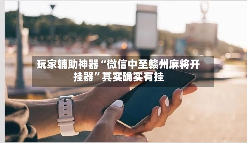 玩家辅助神器“微信中至赣州麻将开挂器	”其实确实有挂-第1张图片