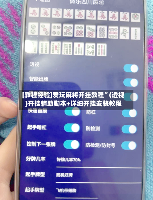 [教程经验]爱玩麻将开挂教程”(透视)开挂辅助脚本+详细开挂安装教程-第3张图片