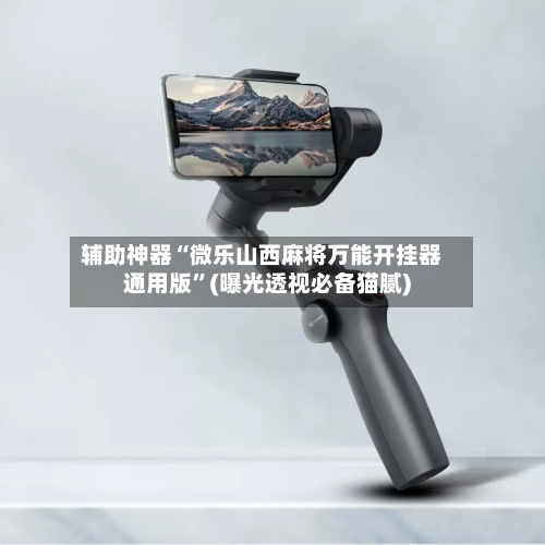 辅助神器“微乐山西麻将万能开挂器通用版	”(曝光透视必备猫腻)-第1张图片