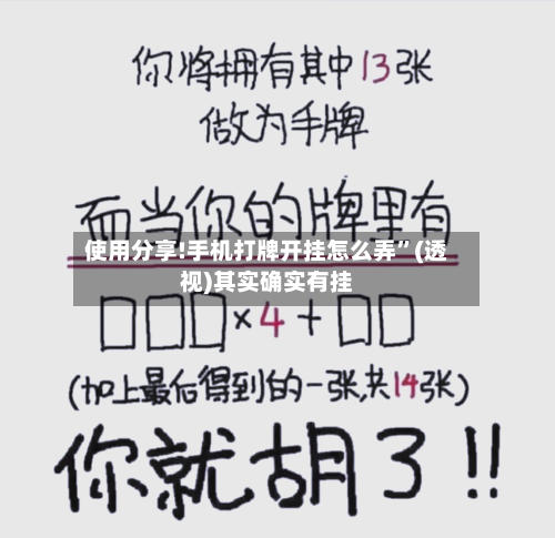 使用分享!手机打牌开挂怎么弄	”(透视)其实确实有挂-第1张图片