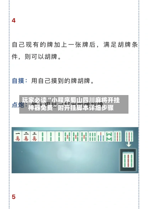 玩家必读“小程序蜀山四川麻将开挂神器免费”附开挂脚本详细步骤-第2张图片