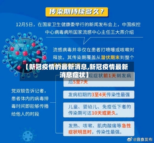 【新冠疫情的最新消息,新冠疫情最新消息症状】-第2张图片