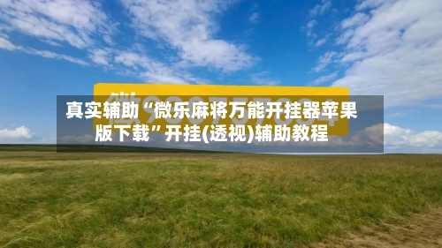 真实辅助“微乐麻将万能开挂器苹果版下载”开挂(透视)辅助教程-第2张图片
