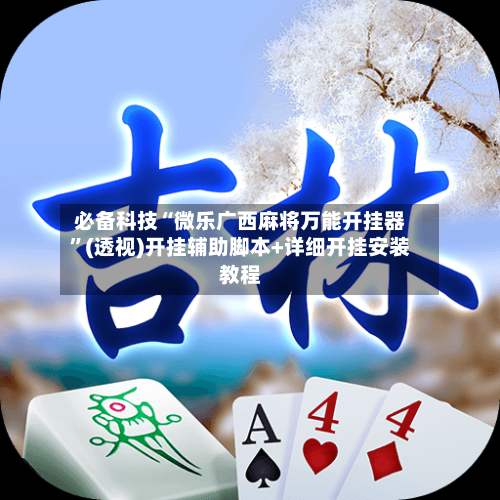 必备科技“微乐广西麻将万能开挂器”(透视)开挂辅助脚本+详细开挂安装教程-第3张图片