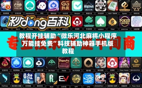 教程开挂辅助“微乐河北麻将小程序万能挂免费”科技辅助神器手机版教程-第1张图片