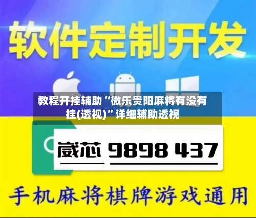 教程开挂辅助“微乐贵阳麻将有没有挂(透视)”详细辅助透视-第1张图片