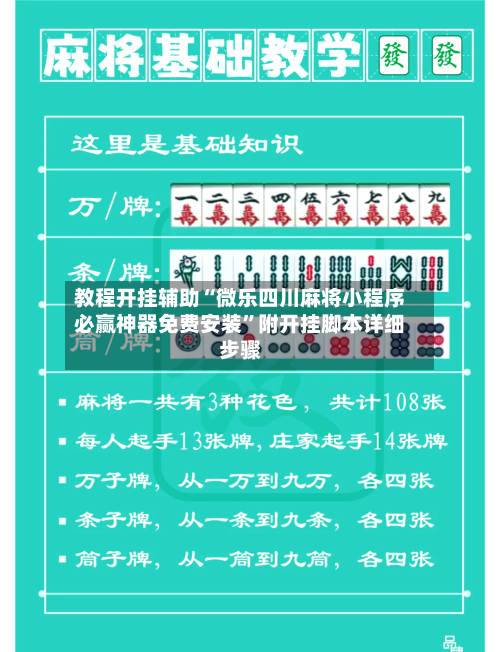教程开挂辅助“微乐四川麻将小程序必赢神器免费安装”附开挂脚本详细步骤-第2张图片