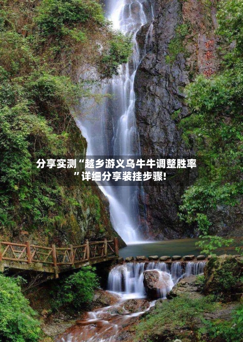 分享实测“越乡游义乌牛牛调整胜率”详细分享装挂步骤!-第1张图片