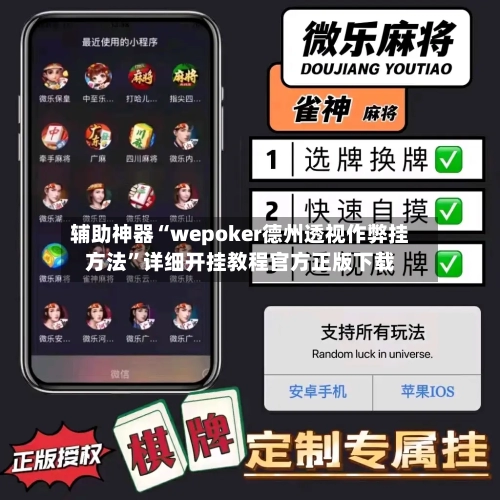 辅助神器“wepoker德州透视作弊挂方法”详细开挂教程官方正版下载-第2张图片