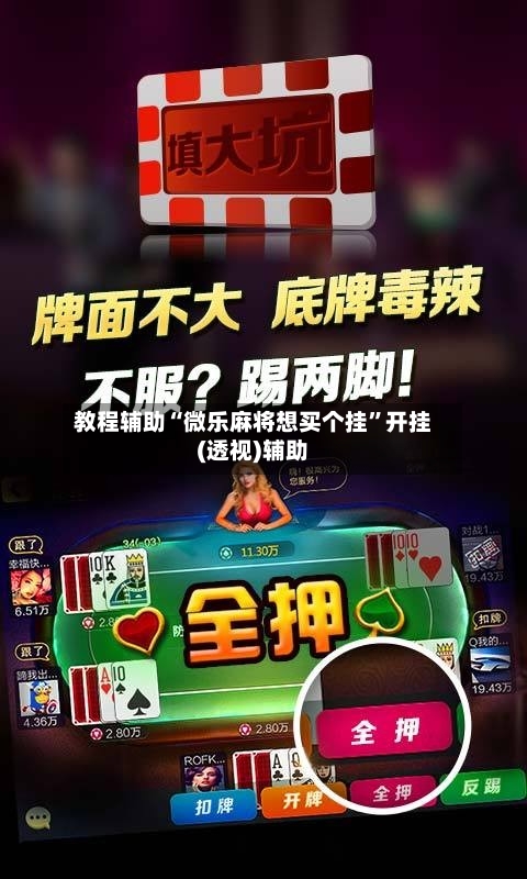 教程辅助“微乐麻将想买个挂	”开挂(透视)辅助-第2张图片