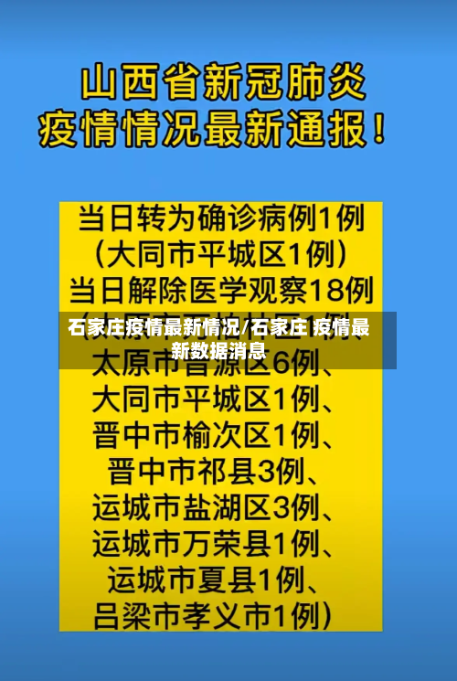 石家庄疫情最新情况/石家庄 疫情最新数据消息-第1张图片