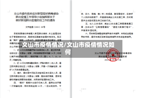 文山市疫情情况/文山市疫情情况如何-第1张图片