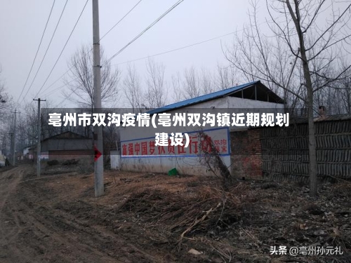 亳州市双沟疫情(亳州双沟镇近期规划建设)-第1张图片