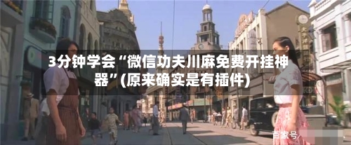 3分钟学会“微信功夫川麻免费开挂神器”(原来确实是有插件)-第1张图片