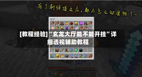 [教程经验]“玄龙大厅能不能开挂”详细透视辅助教程-第1张图片